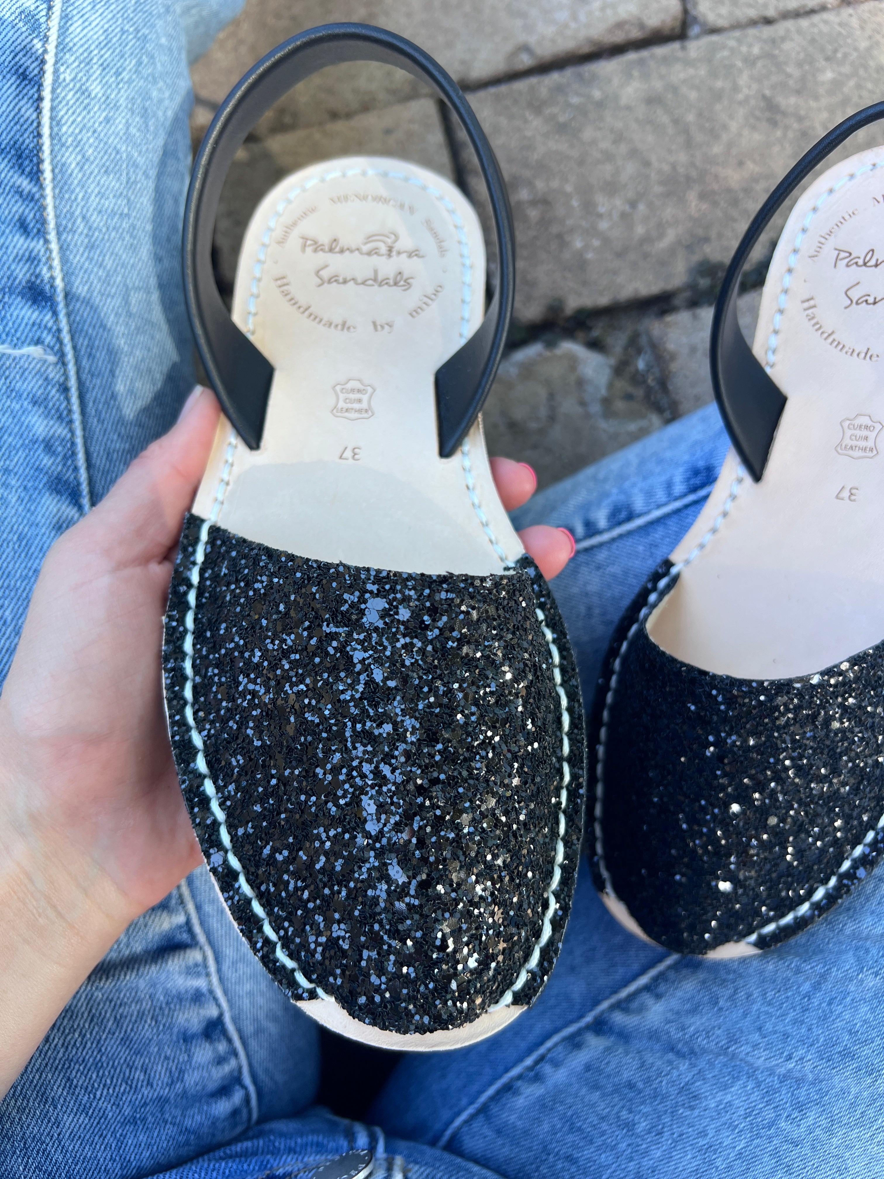 Sandals Women Glitter Sculptural Heeled Mule Sandals for Women Sequins  Decor Sandals Open Toe Shoes Causal Shoes Womens Sandals Pu Black 38 -  Walmart.com